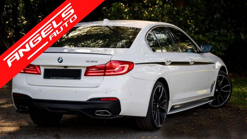 Difuzor Bara Spate compatibil cu BMW Seria 5 G30 G31 (2017-up) M Performance - imagine 6