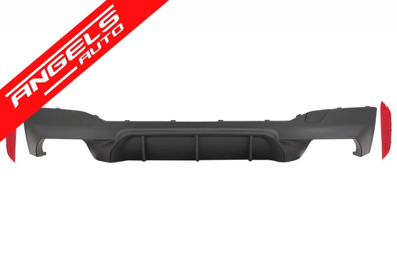Difuzor Bara Spate compatibil cu BMW Seria 5 G30 G31 (2017+) M5 Design Negru Mat