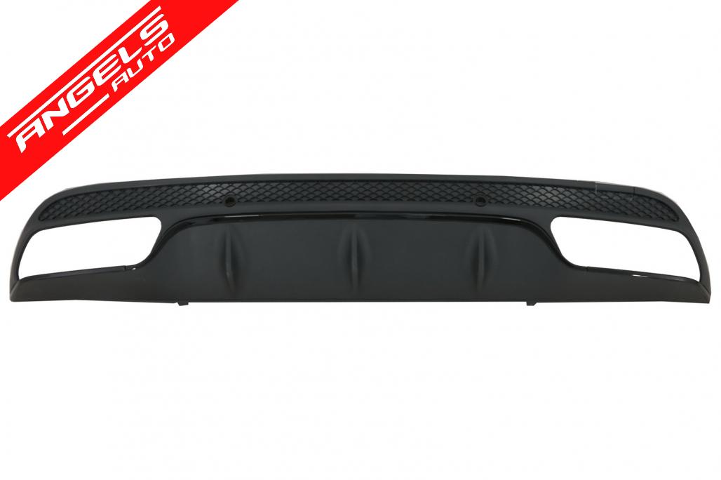 Difuzor Bara Spate compatibil cu Mercedes W205 C-Class (2014-2020) C63 AMG Black