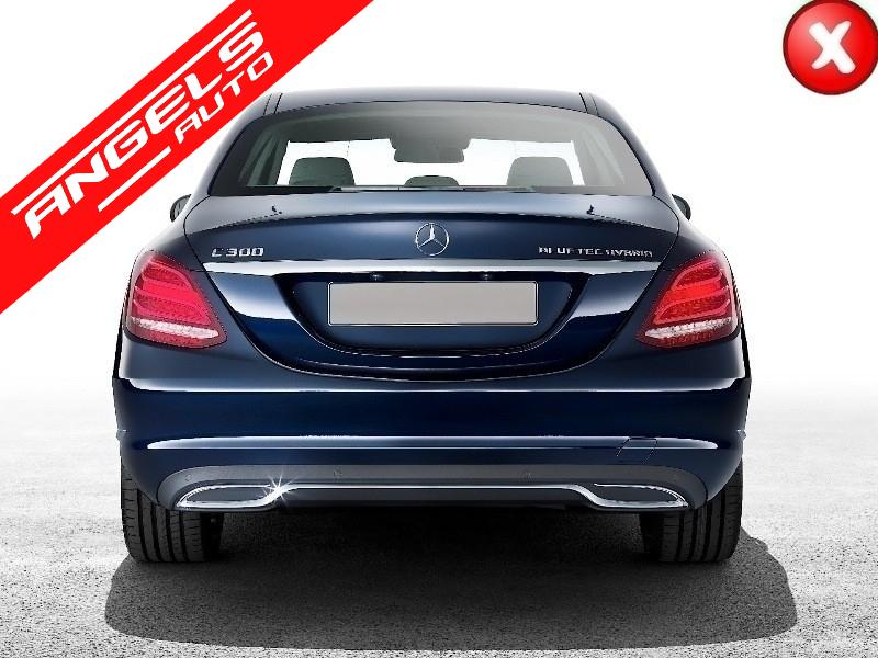 Difuzor Bara Spate compatibil cu Mercedes W205 C-Class (2014-2020) C63 AMG Black - imagine 8