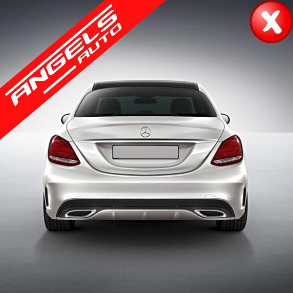Difuzor Bara Spate compatibil cu Mercedes C-Class W205 (2014-up) C63 AMG - imagine 8