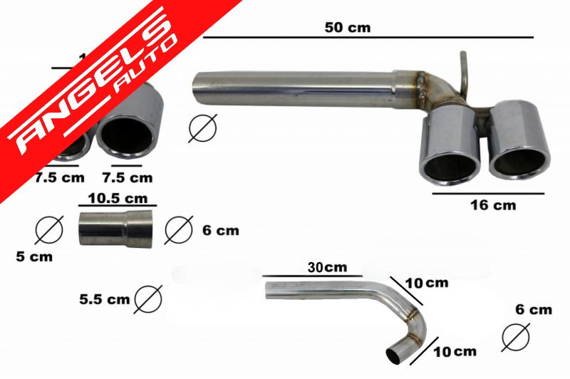 Difuzor Bara Spate compatibil cu BMW Seria 3 F30 F31 2011+ M Performance M3 Design - imagine 8