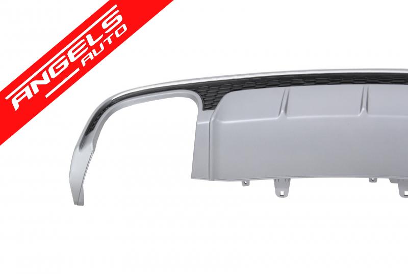 Difuzor Bara Spate compatibil cu Audi A6 C7 4G Facelift (2015-2018) S6 Design - imagine 2