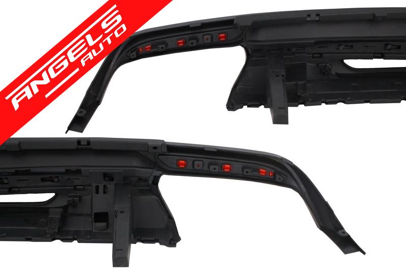 Difuzor Bara Spate compatibil cu Mercedes S-Class W222 (2013-06.2017) E63 AMG Negru - imagine 4