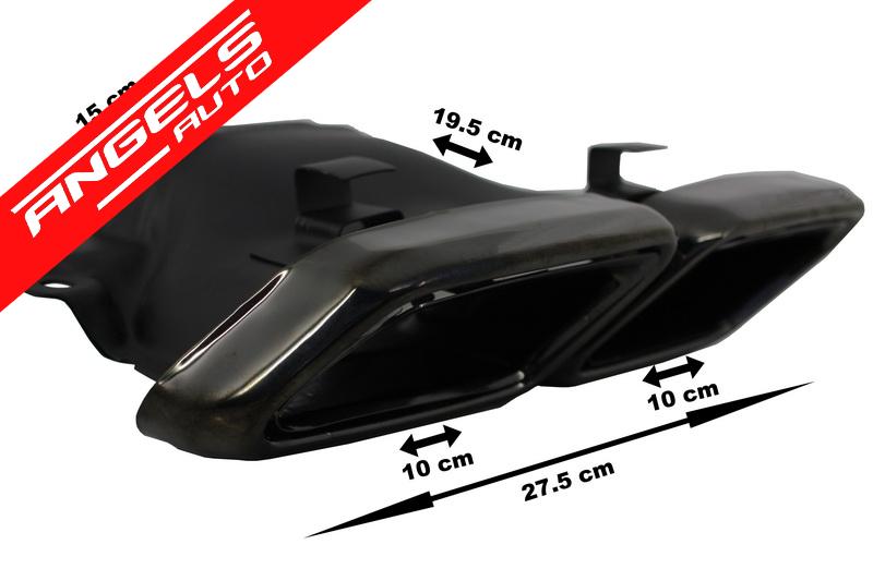 Difuzor Bara Spate compatibil cu Mercedes S-Class W222 (2013-06.2017) E63 AMG Negru - imagine 6