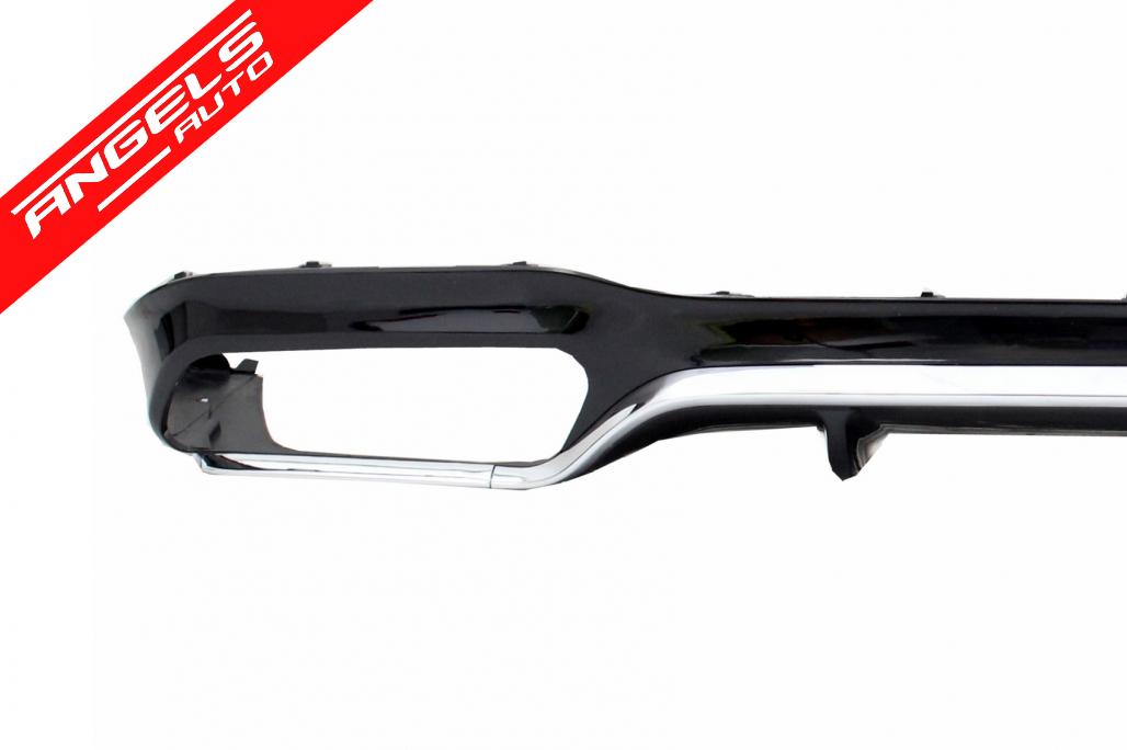 Difuzor Bara Spate compatibil cu Mercedes E-Class W213 (2016+) E63 AMG Design Crom - imagine 4