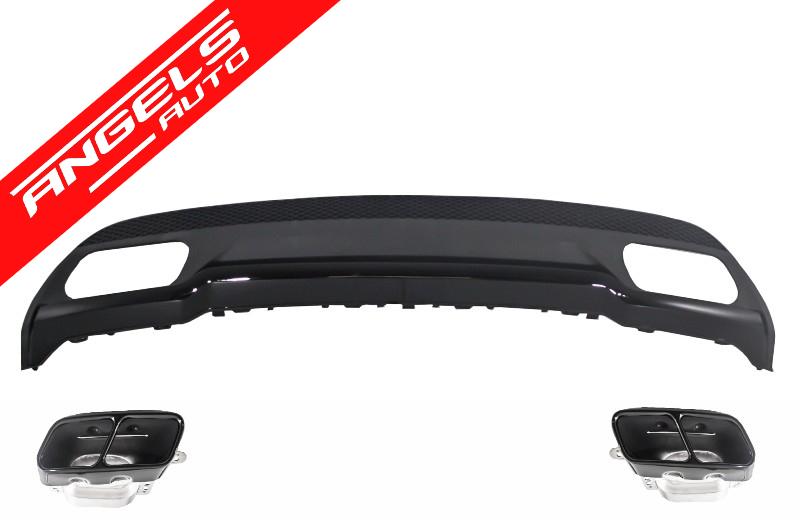 Difuzor Bara Spate compatibil cu Mercedes A-Class W176 (2012-up) AMG Black