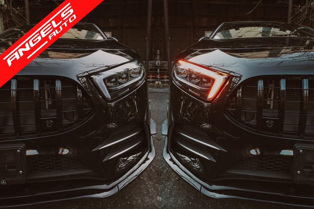 Grila compatibila cu Mercedes A-Class W177 (04.2018-up) GT-R Panamericana Design Negru - imagine 6