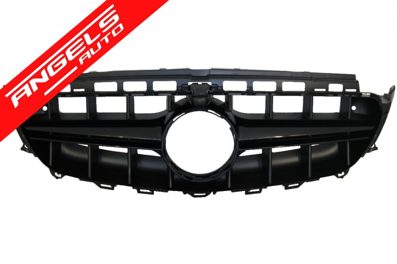 Grila compatibila cu Mercedes E-Class W213 (2016-Up) E63 Design Negru Cu Camera 360