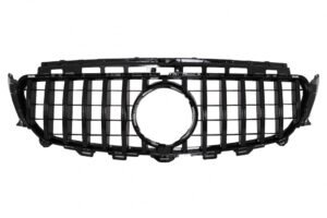 Grila compatibila cu Mercedes E-Class W213 (2016-2019) GTR Design Negru Cu Camera 360