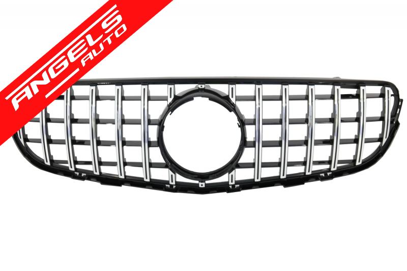 Grila compatibila cu Mercedes GLC X253 C253 2015-2018 GT R Design Fara Camera