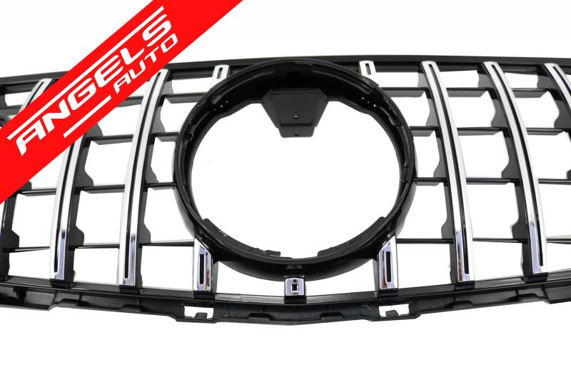 Grila compatibila cu Mercedes GLC X253 C253 2015-2018 GT R Design Fara Camera - imagine 4