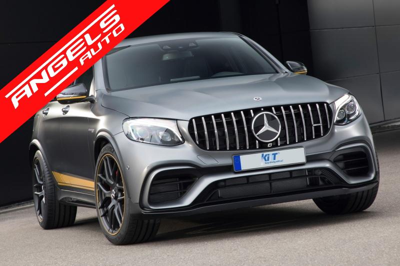 Grila compatibila cu Mercedes GLC X253 C253 2015-2018 GT R Design Fara Camera - imagine 6