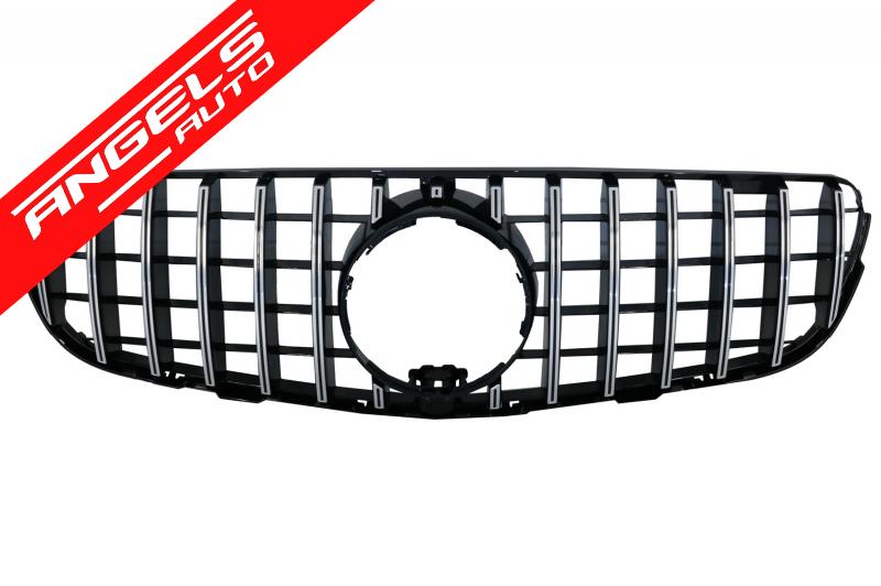 Grila compatibila cu Mercedes GLC X253 C253 2015-2018 GT R Panamericana Look Crom