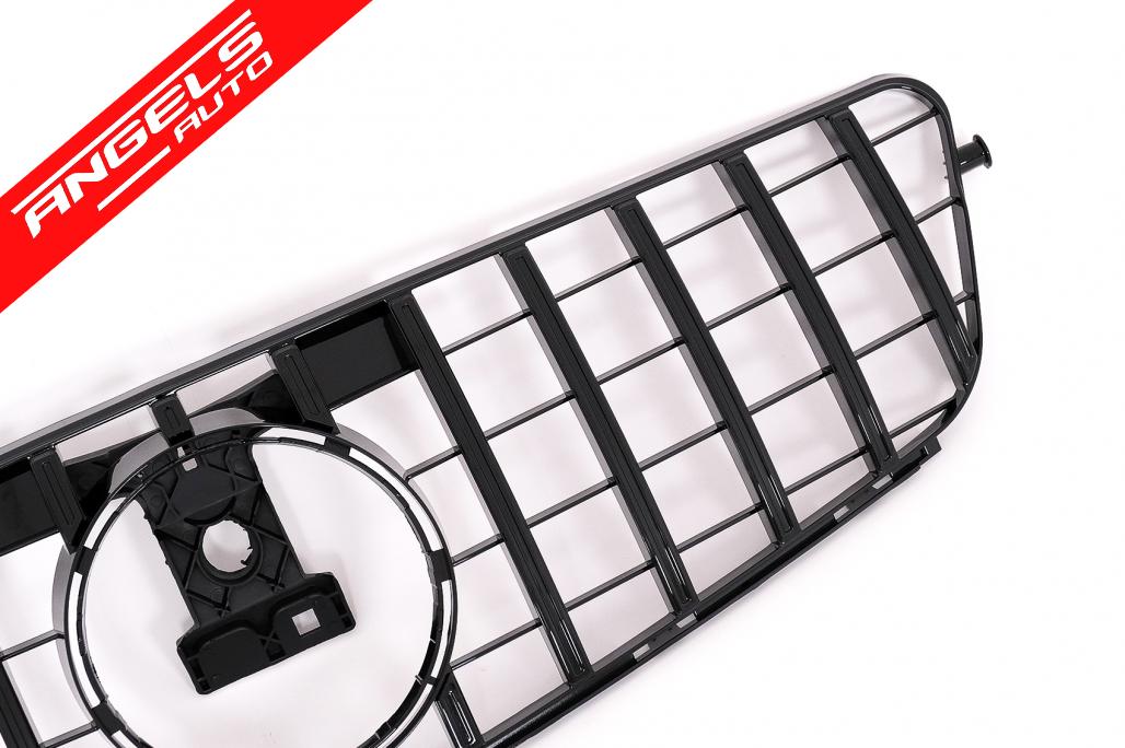 Grila compatibila cu Mercedes C-Class W204 (2007-2014) GT-R Panamericana Design Negru - imagine 2