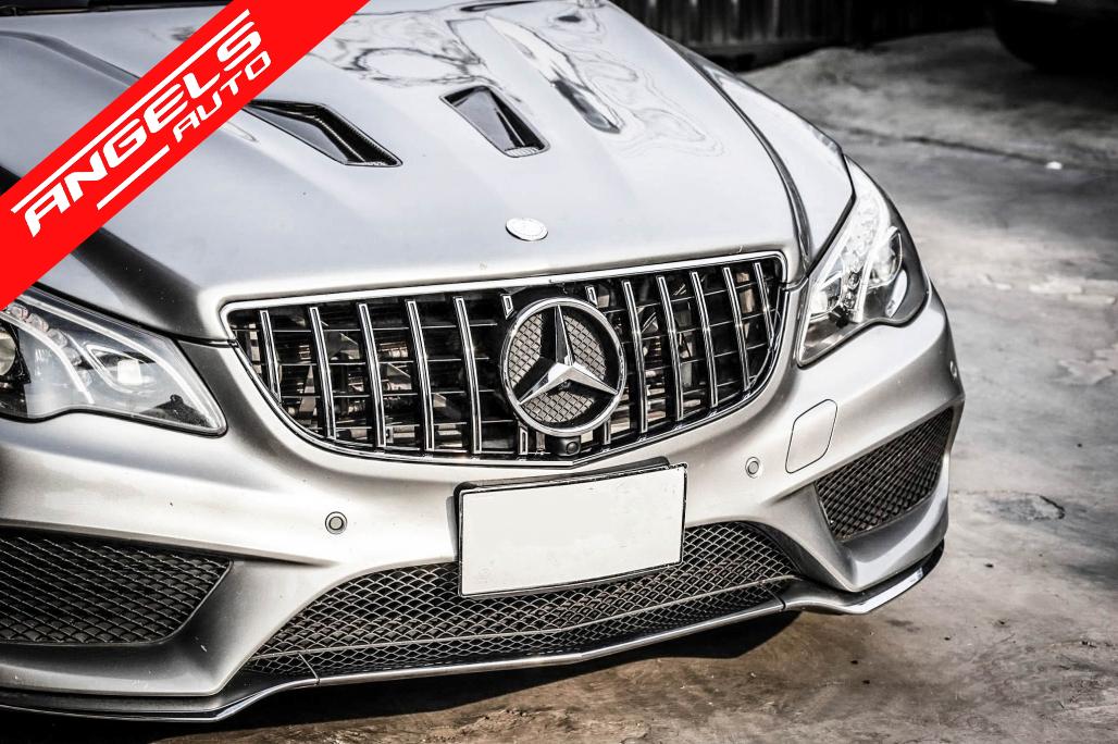 Grila compatibila cu Mercedes E-Class C207 W207 Facelift (2013-2017) Coupe GTR Negru - imagine 6