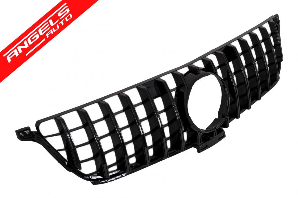 Grila compatibila cu Mercedes ML W166 (2012-2014) GT R Panamericana Design Black - imagine 2