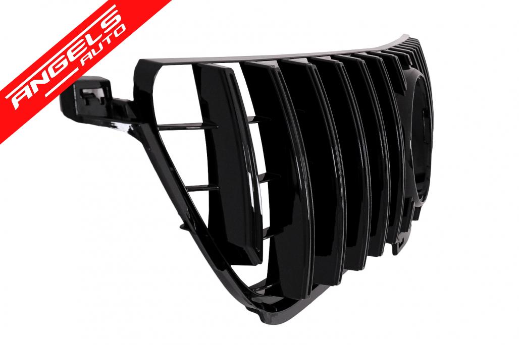 Grila compatibila cu Mercedes ML W166 (2012-2014) GT R Panamericana Design Black - imagine 4