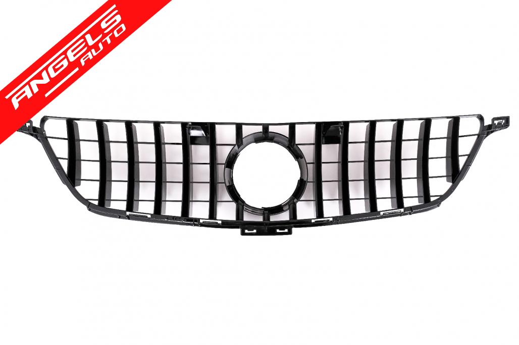 Grila compatibila cu Mercedes ML W166 (2012-2014) GT R Panamericana Design Black - imagine 8