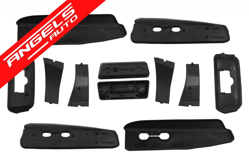 Bare Verticale Plafon compatibile cu Toyota Land CruiserPrado J150 (2009-up) Negru Mat - imagine 5