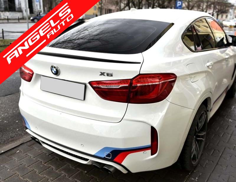 Eleron Spoiler Portbagaj Negru Lucios compatibil cu BMW X6 F16 (2015+) - imagine 7