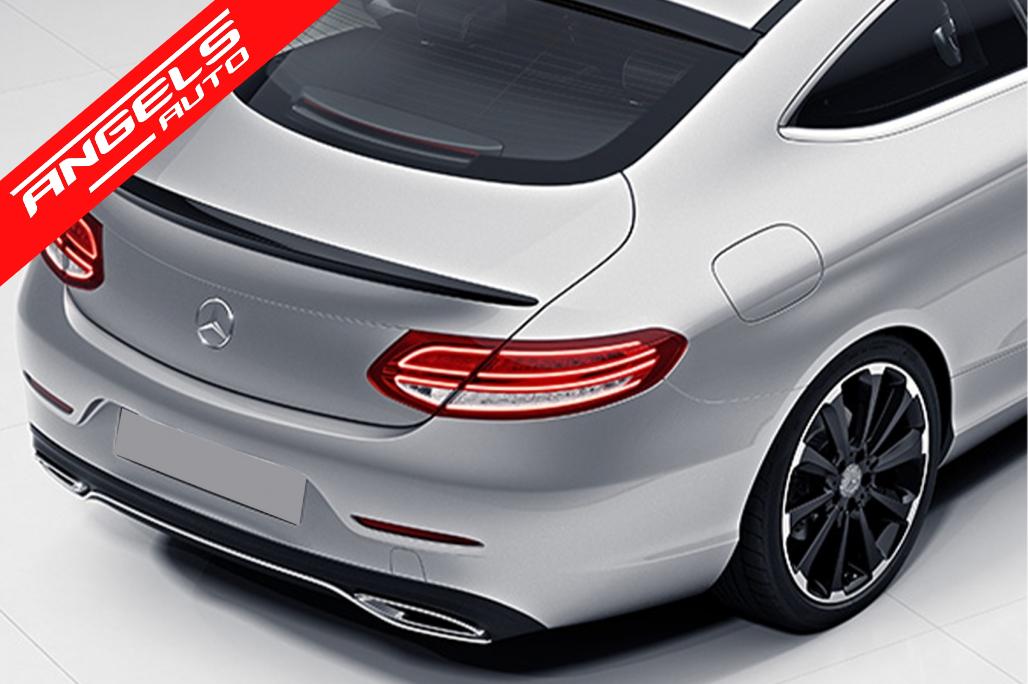 Eleron portbagaj compatibil cu Mercedes C-Class Coupe C205 (2014-UP) Negru Mat - imagine 8