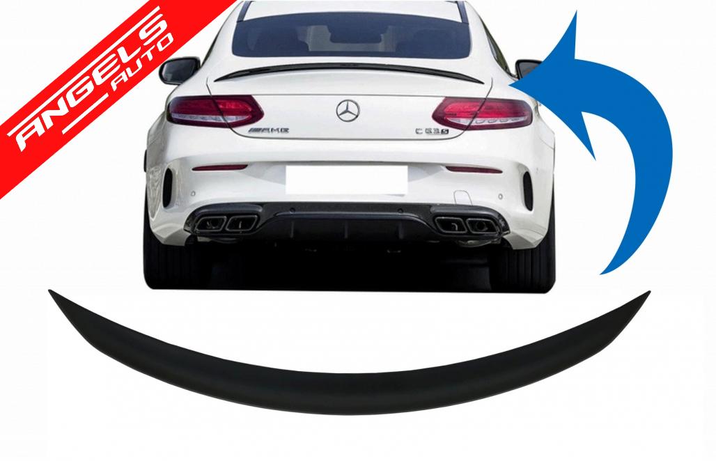 Eleron portbagaj compatibil cu Mercedes C-Class Coupe C205 (2014-UP) Negru Mat