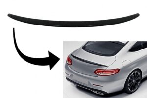 Eleron portbagaj compatibil cu Mercedes C-Class Coupe C205 (2014-2019) Negru lucios
