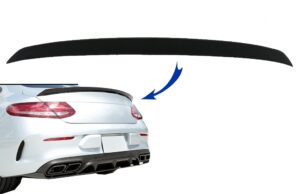 Eleron portbagaj compatibil cu Mercedes C238 E-Class Coupe (2016+) AMG Negru Mat