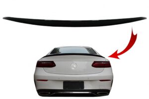 Eleron portbagaj compatibil cu Mercedes E-Class C238 Coupe 2016-up AMG Negru Lucios
