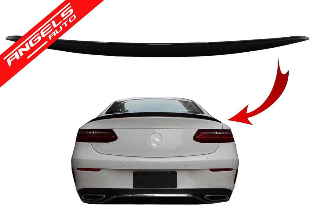 Eleron portbagaj compatibil cu Mercedes E-Class C238 Coupe 2016-up AMG Negru Lucios