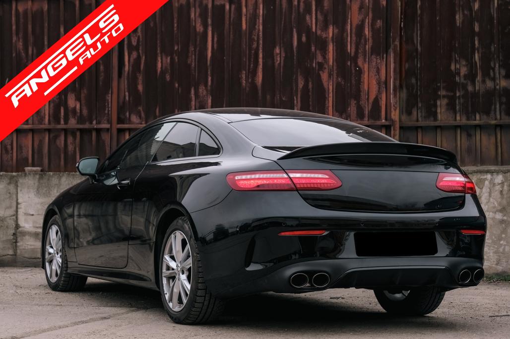 Eleron portbagaj compatibil cu Mercedes E-Class C238 Coupe 2016-up AMG Negru Lucios - imagine 6