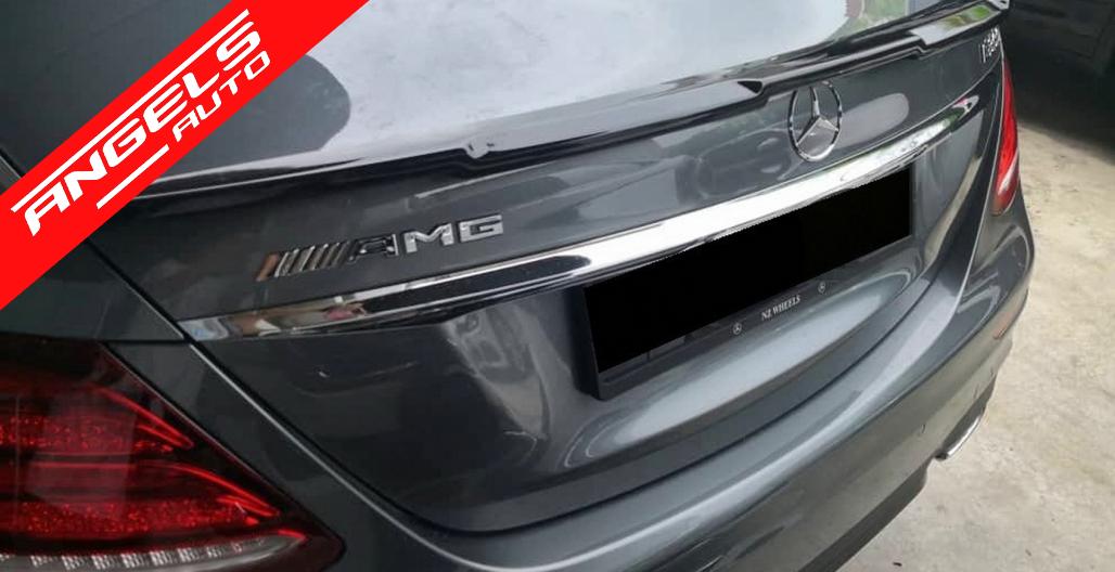 Eleron Portbagaj compatibil cu Mercedes E-Class W213 (2016-up) Negru Lucios - imagine 6