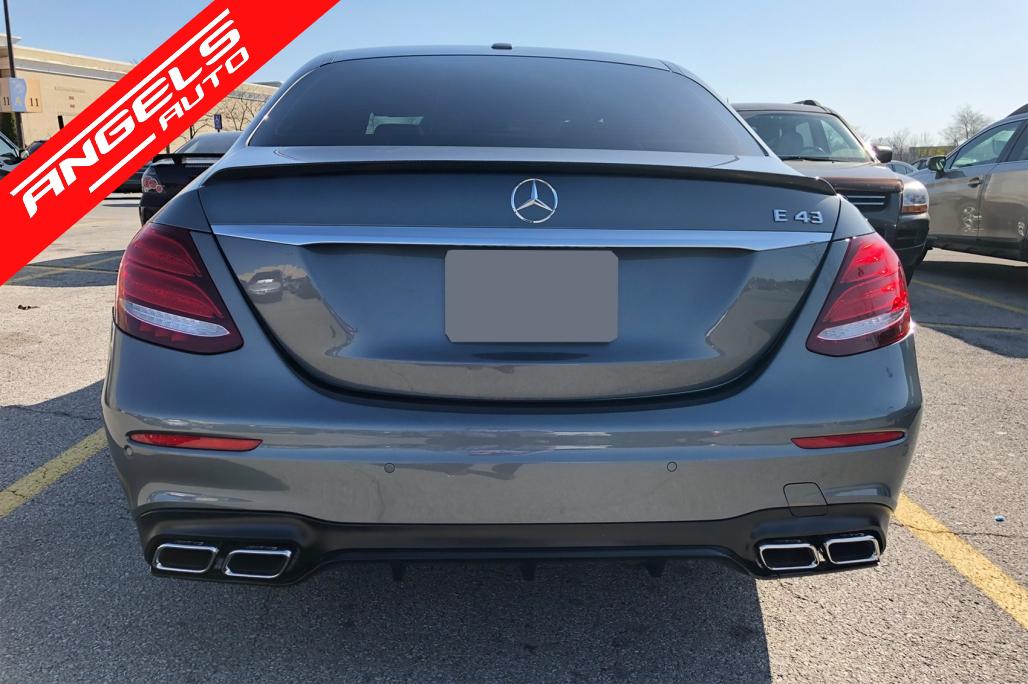 Eleron Portbagaj compatibil cu Mercedes E-Class W213 (2016-up) AMG Negru Mat - imagine 6