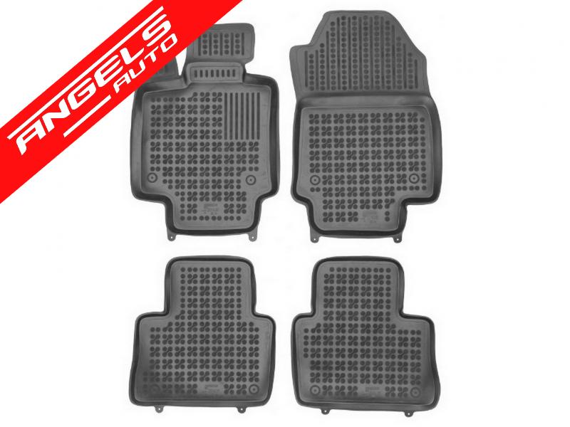 Covorase Presuri Auto compatibile cu Toyota RAV4 V 2018+ din Cauciuc Negru