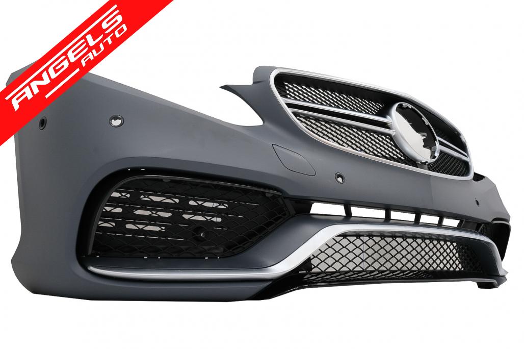 Pachet Exterior compatibil cu Mercedes E-Class W212 (2013-2016) Facelift E63 Look - imagine 5