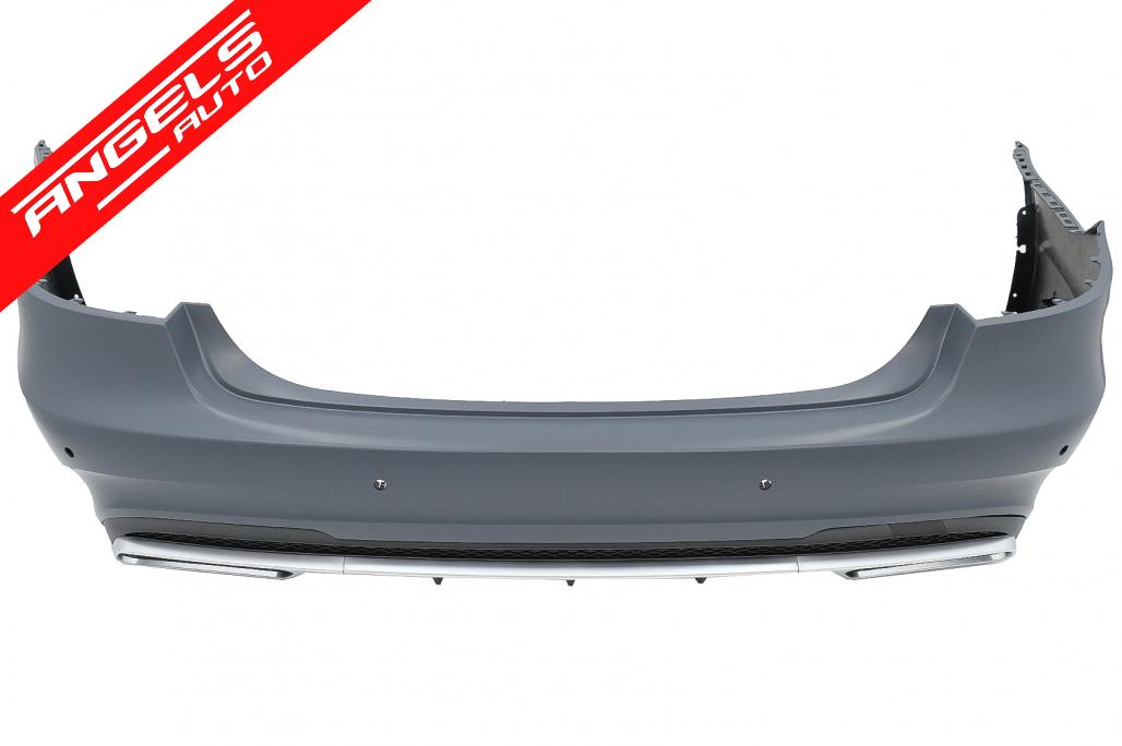 Pachet Exterior compatibil cu Mercedes E-Class W212 (2013-2016) Facelift E63 Look - imagine 7