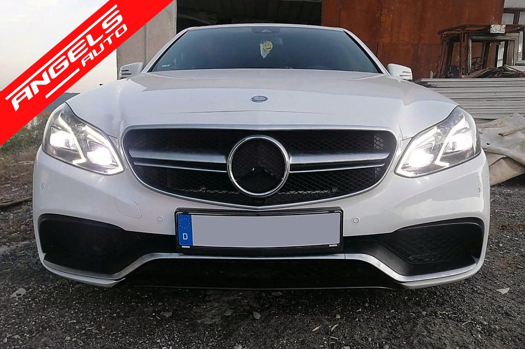 Pachet Exterior compatibil cu Mercedes E-Class W212 (2013-2016) Facelift E63 Look - imagine 14