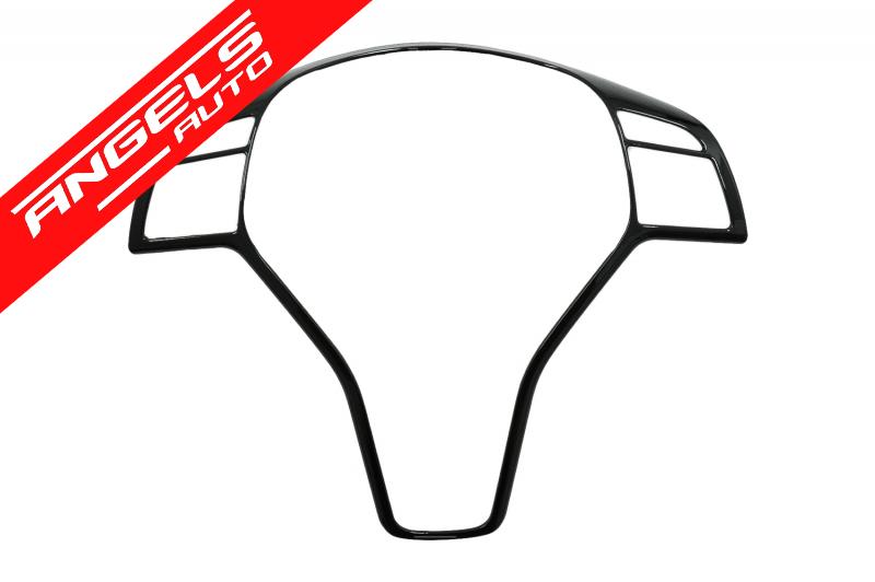 Ornament Volan compatibil cu Mercedes W176 W204 W117 W218 W212 X204 Negru Lucios