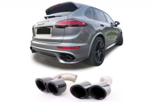 Tobe compatibile cu Porsche Cayenne 92A Facelift (10/2014-2017) GTS Design Piano Black