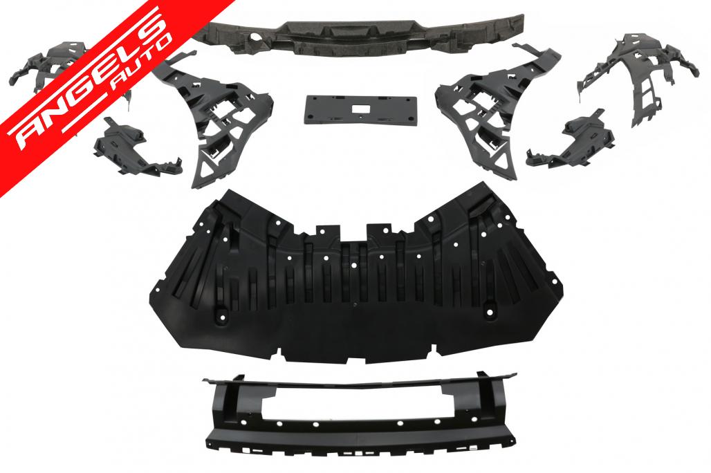 Pachet Exterior cu tobe Crom si Grila compatibil cu Mercedes S-Class W222 S63 Design - imagine 5