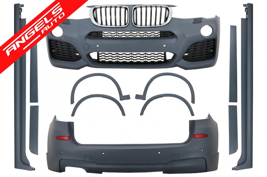 Kit Pachet Exterior Complet compatibil cu BMW X3 F25 LCI (2014-2017) M-Tehnik Design