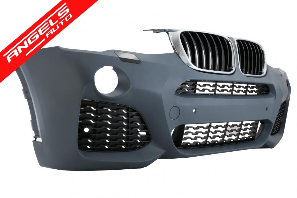 Kit Pachet Exterior Complet compatibil cu BMW X3 F25 LCI (2014-2017) M-Tehnik Design - imagine 2