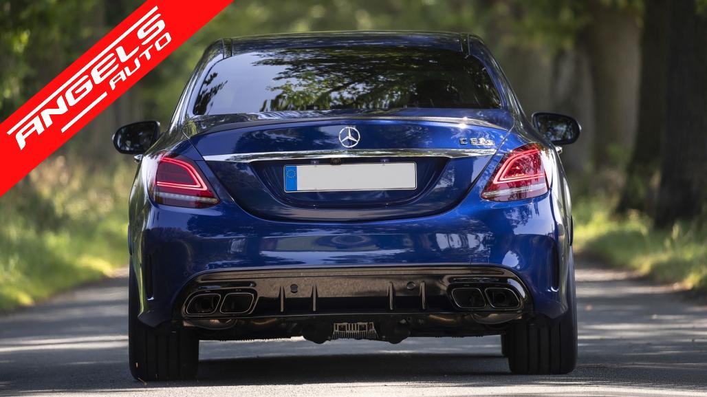 Kit Pachet Exterior compatibil cu Mercedes C-Class W205 Sedan (2014-2020) C63 Design - imagine 8