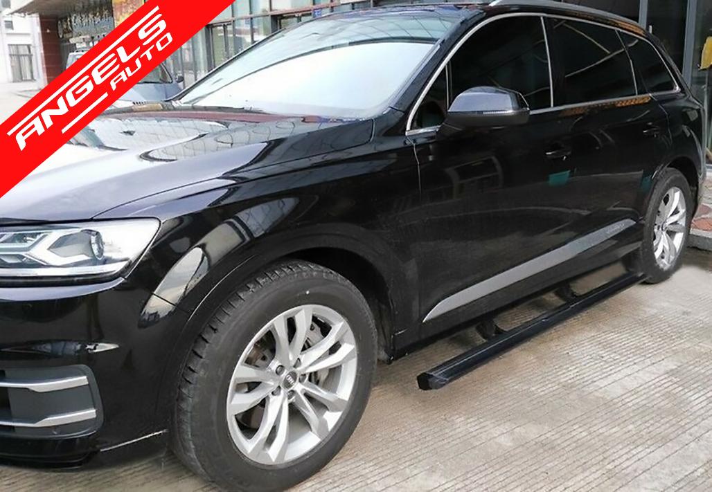 Praguri Trepte Laterale Electrice compatibile cu Audi Q7 4M (2016-2019) Off-Road SUV - imagine 7