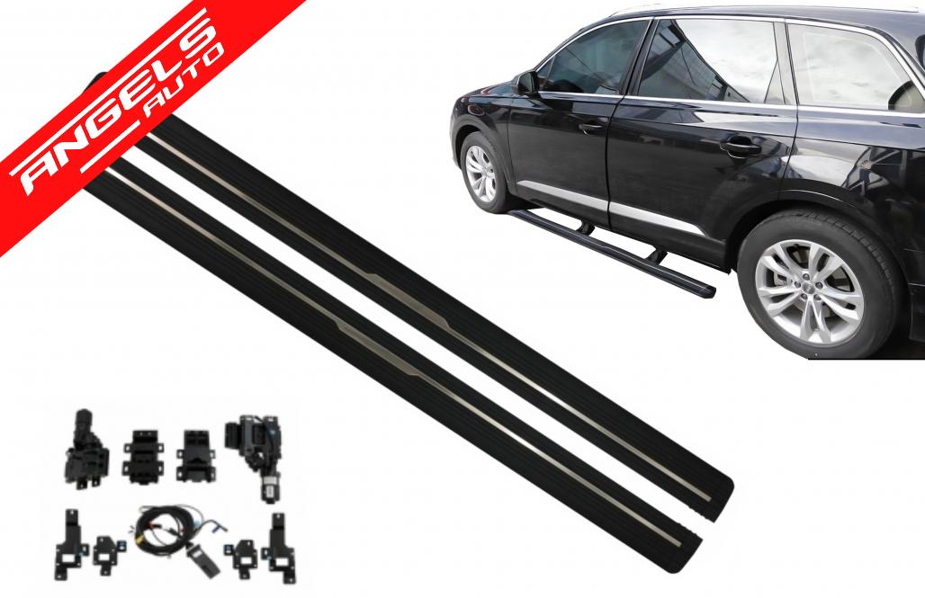 Praguri Trepte Laterale Electrice compatibile cu Audi Q7 4M (2016-2019) Off-Road SUV - imagine 5