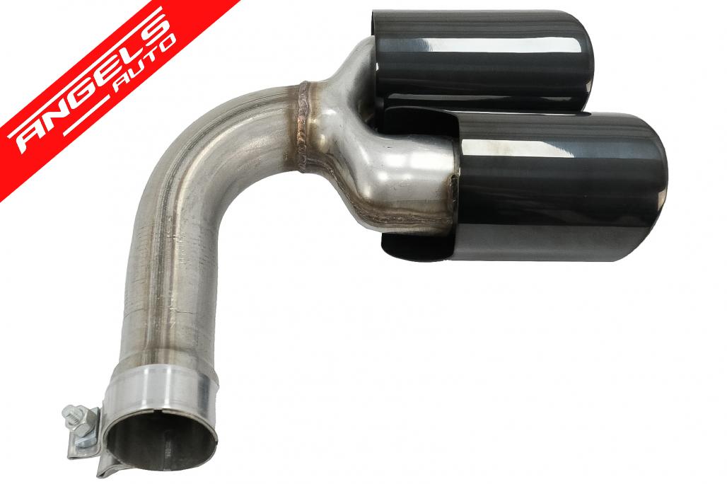 Tobe Ornamente Evacuare compatibile cu Porsche Cayenne 9Y0 SUV 3.0 2018-up Negre - imagine 3