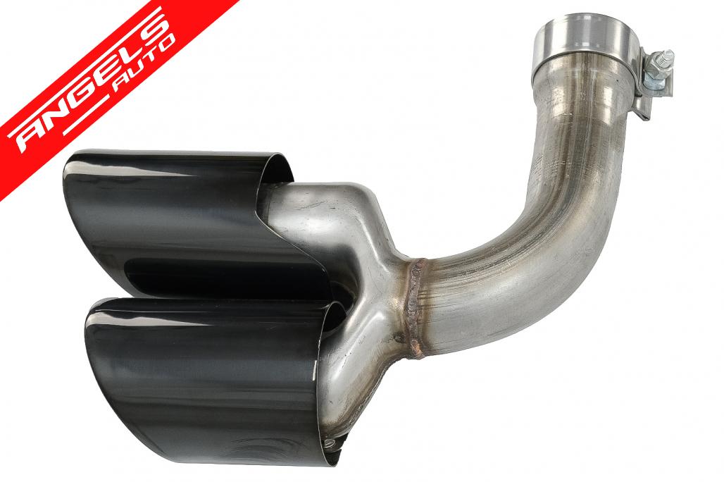 Tobe Ornamente Evacuare compatibile cu Porsche Cayenne 9Y0 SUV 3.0 2018-up Negre - imagine 5