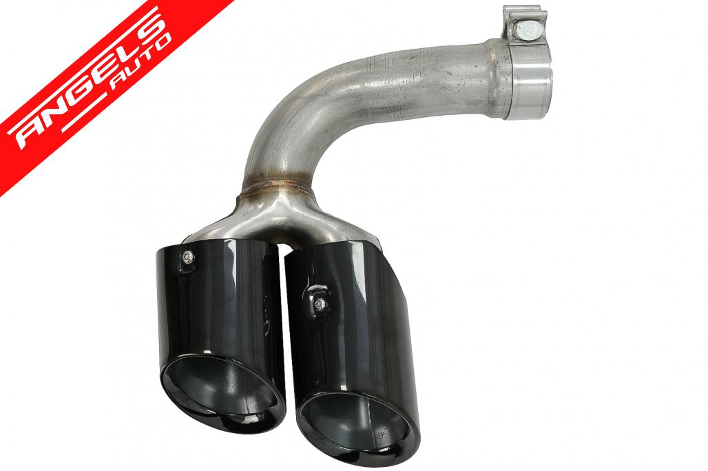 Tobe Ornamente Evacuare compatibile cu Porsche Cayenne 9Y0 SUV 3.0 2018-up Negre - imagine 6