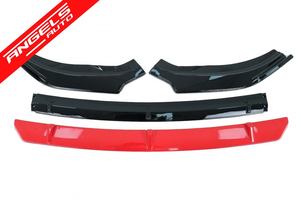 Prelungire Bara Fata compatibila cu VW Polo AW MK6 2018-up Negru Lucios - imagine 5